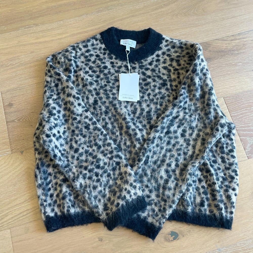 & Other Stories Leopard Sweater